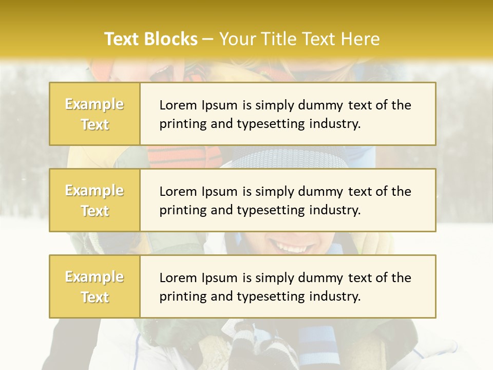 Ride Clothes Trees PowerPoint Template