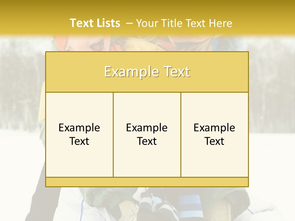 Ride Clothes Trees PowerPoint Template