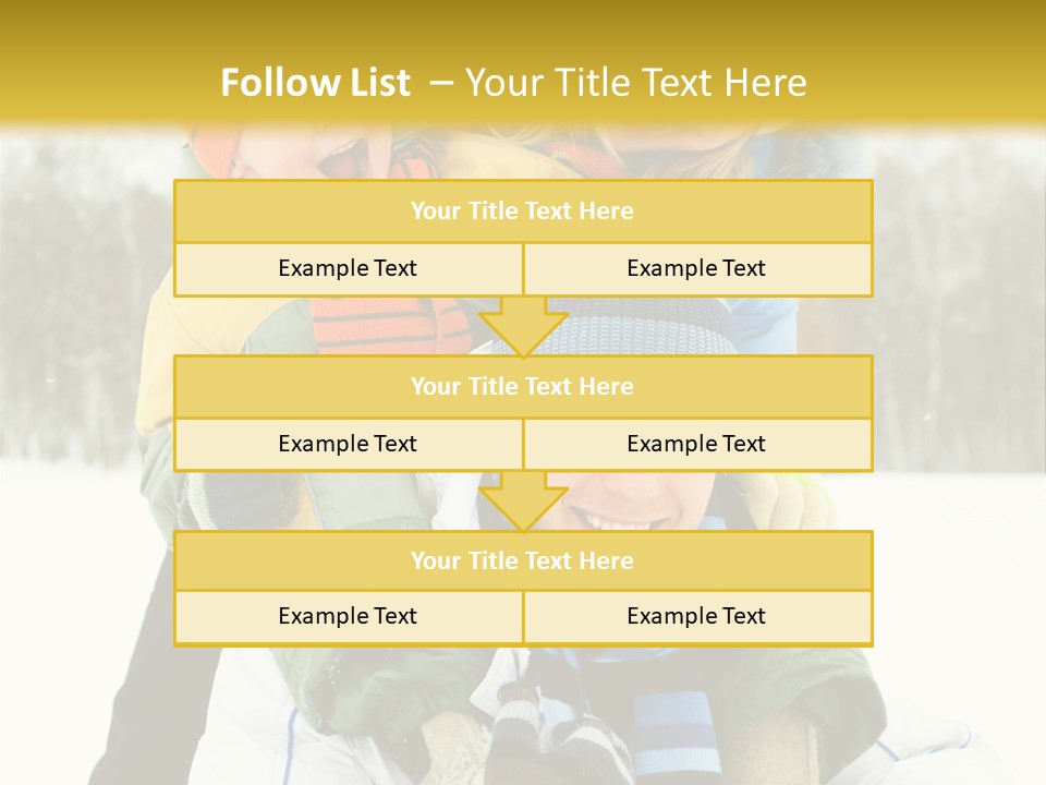 Ride Clothes Trees PowerPoint Template