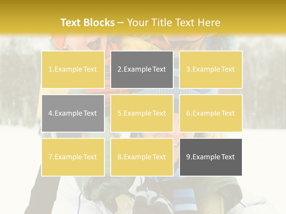 Ride Clothes Trees PowerPoint Template