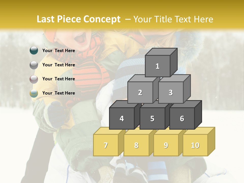 Ride Clothes Trees PowerPoint Template