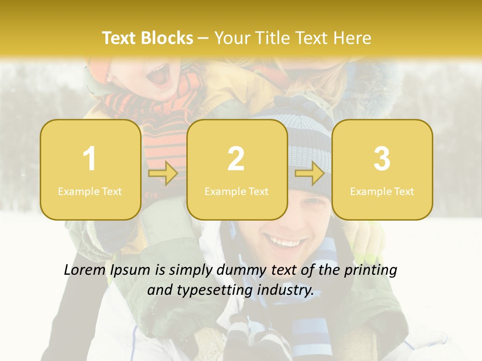 Ride Clothes Trees PowerPoint Template