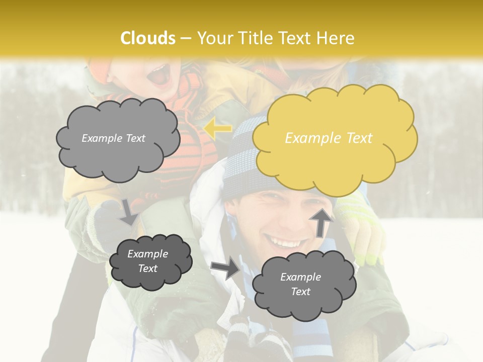 Ride Clothes Trees PowerPoint Template