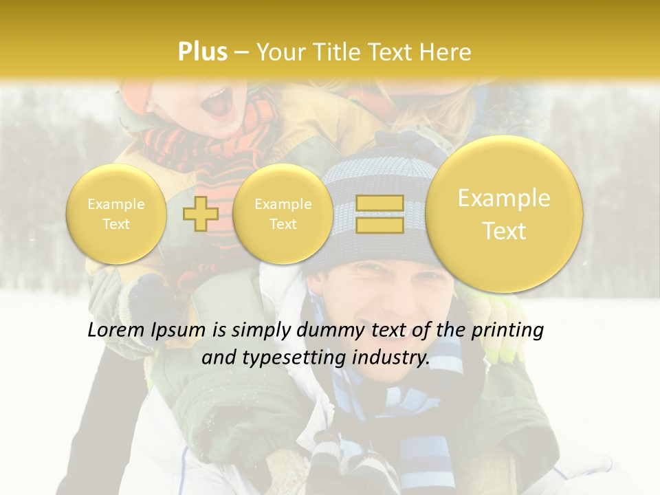 Ride Clothes Trees PowerPoint Template