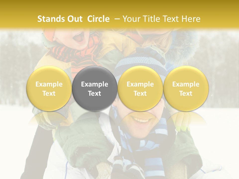 Ride Clothes Trees PowerPoint Template