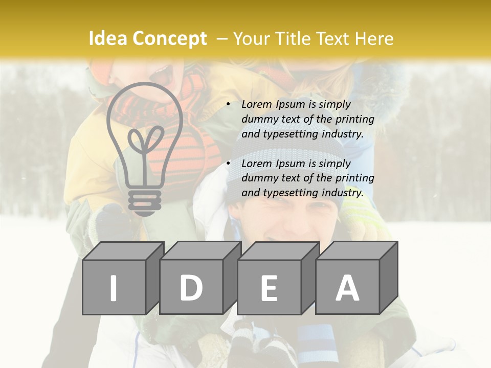 Ride Clothes Trees PowerPoint Template