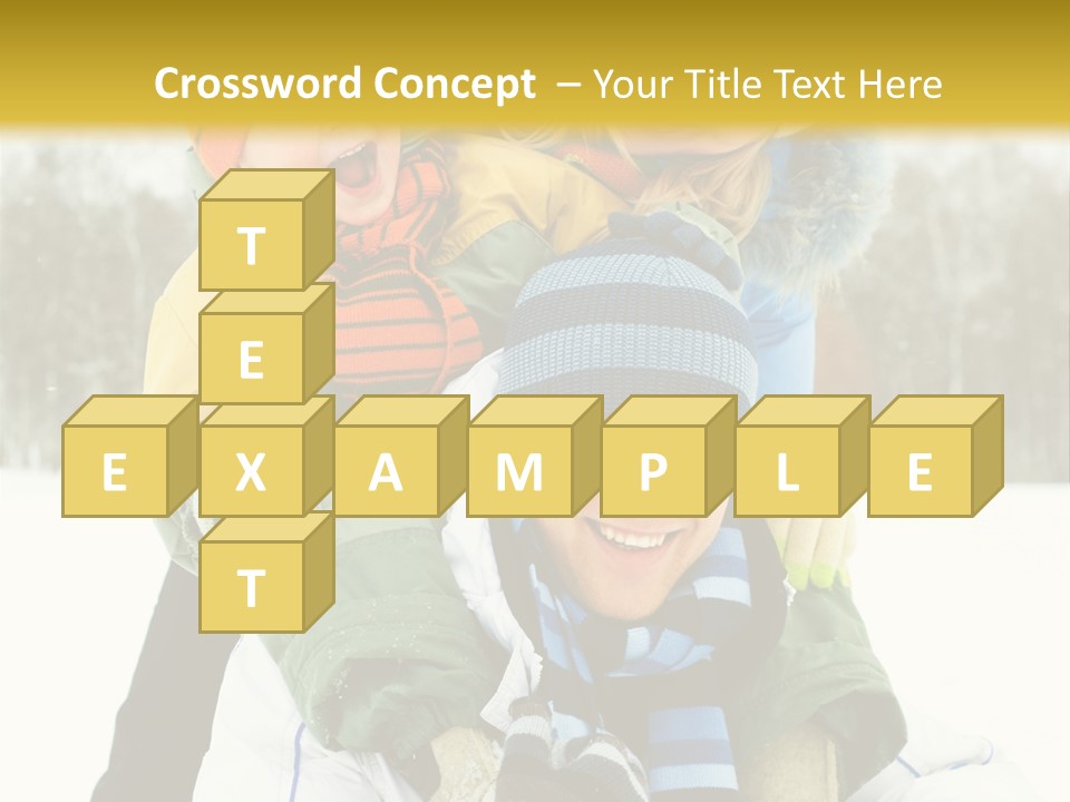 Ride Clothes Trees PowerPoint Template