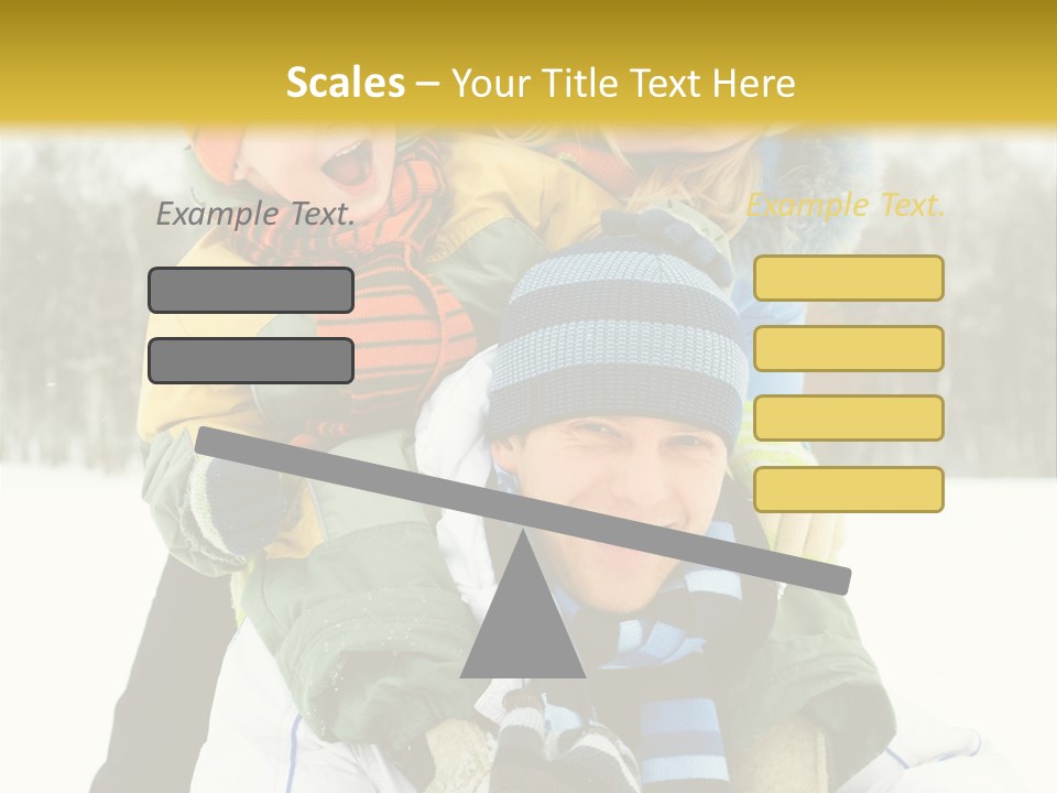 Ride Clothes Trees PowerPoint Template