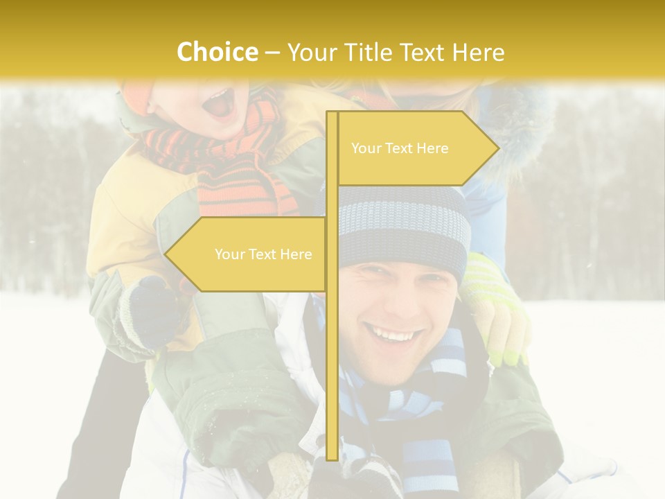 Ride Clothes Trees PowerPoint Template