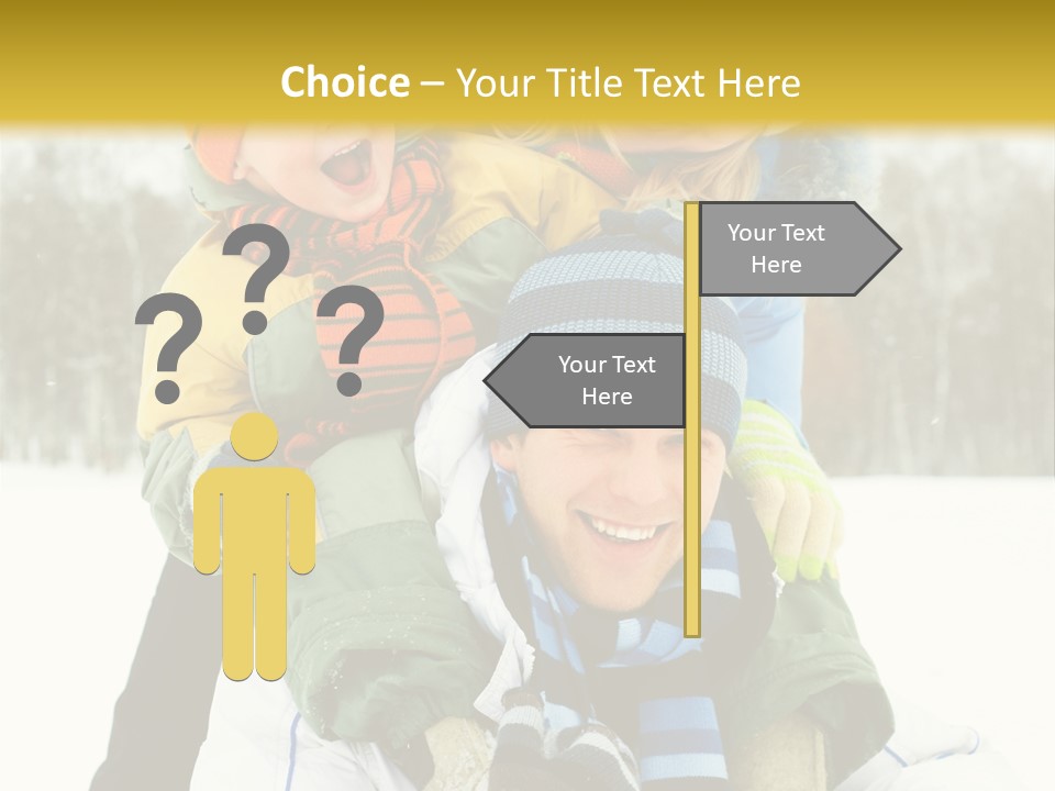 Ride Clothes Trees PowerPoint Template
