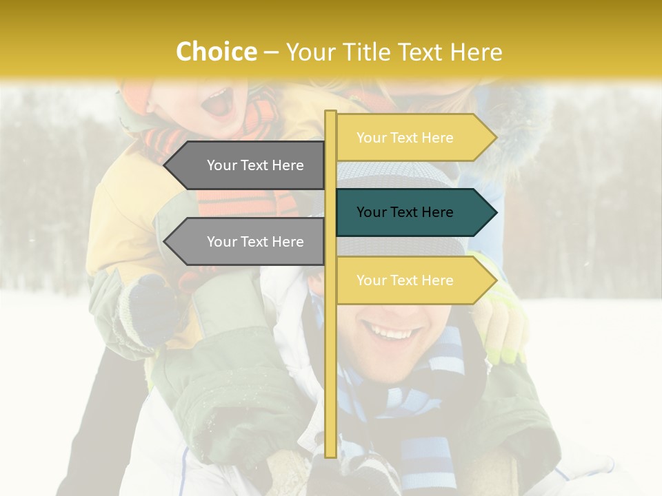 Ride Clothes Trees PowerPoint Template