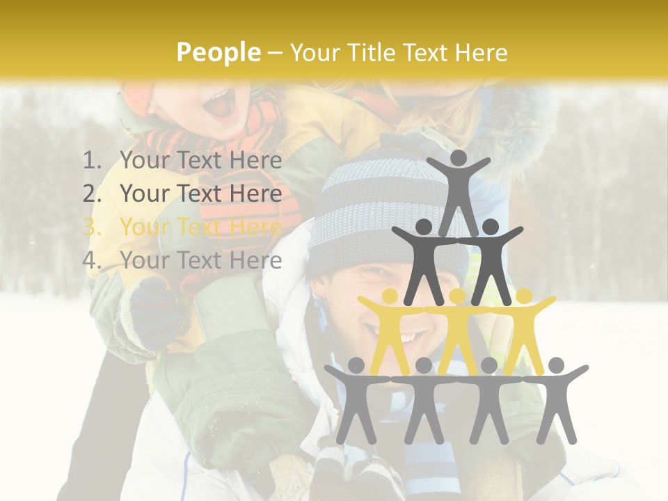 Ride Clothes Trees PowerPoint Template