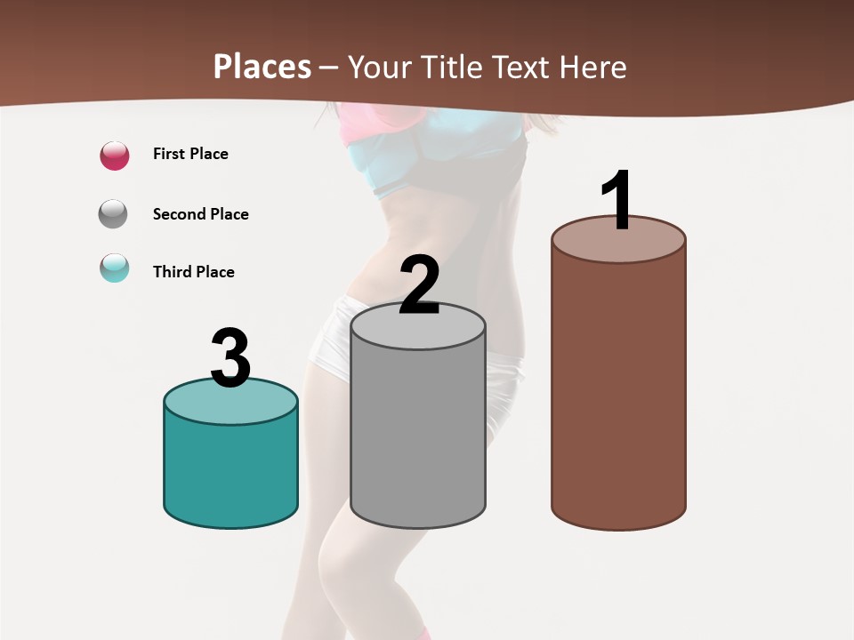 Gymnastic Moving Dancer PowerPoint Template