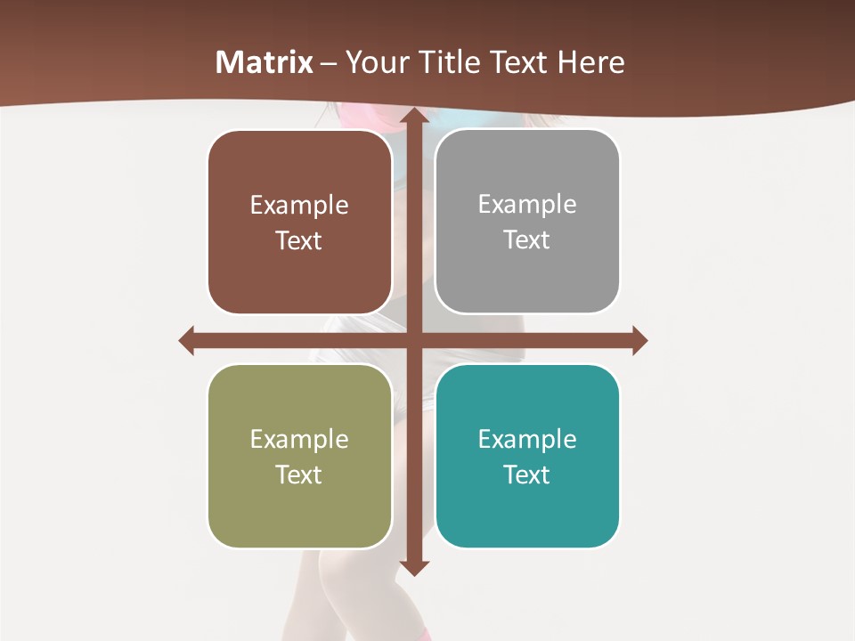 Gymnastic Moving Dancer PowerPoint Template