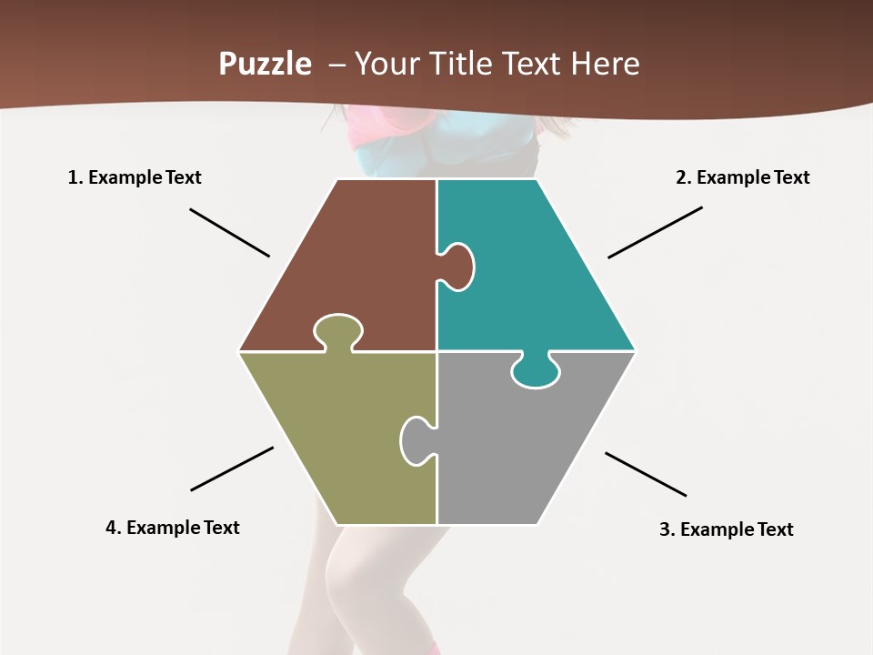 Gymnastic Moving Dancer PowerPoint Template