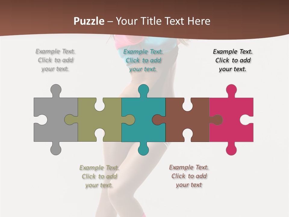 Gymnastic Moving Dancer PowerPoint Template