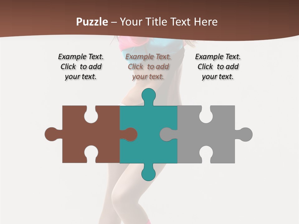 Gymnastic Moving Dancer PowerPoint Template