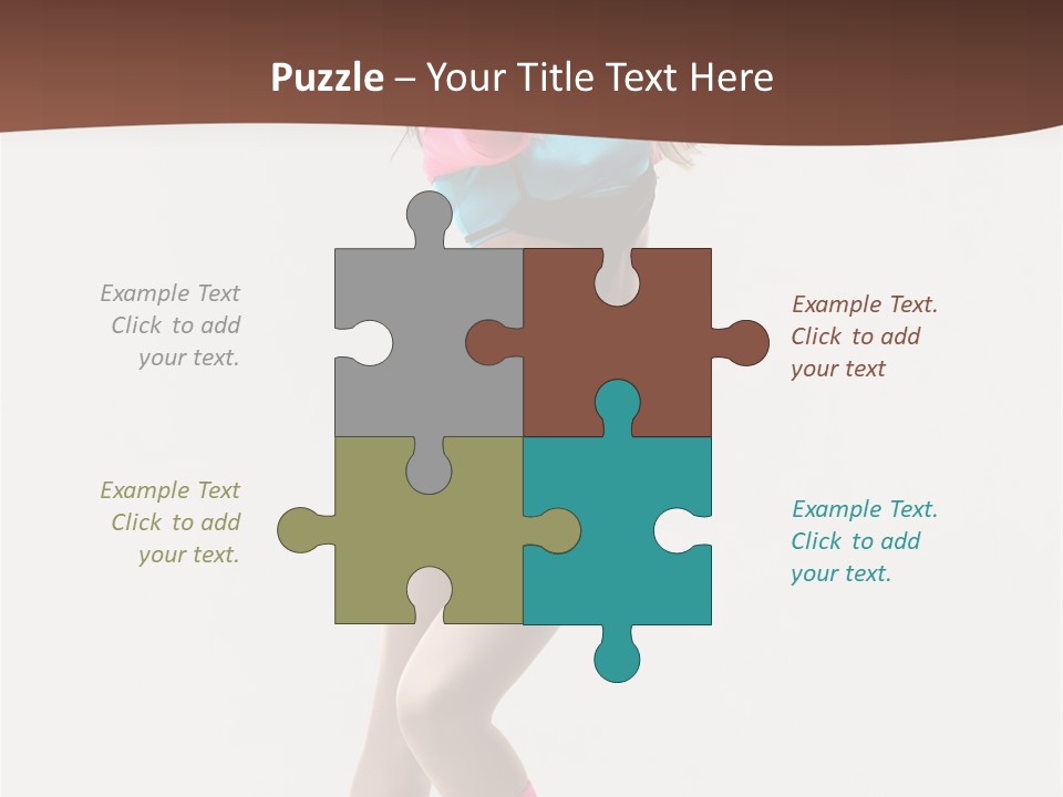 Gymnastic Moving Dancer PowerPoint Template