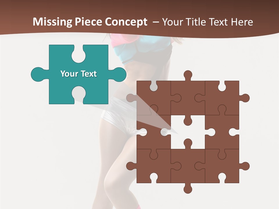 Gymnastic Moving Dancer PowerPoint Template