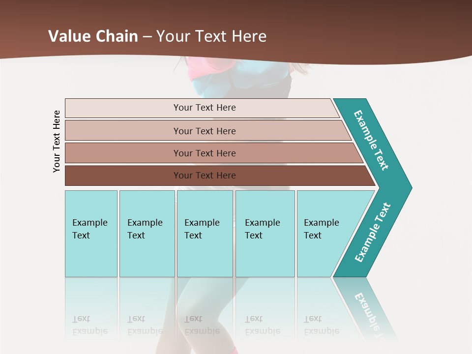 Gymnastic Moving Dancer PowerPoint Template