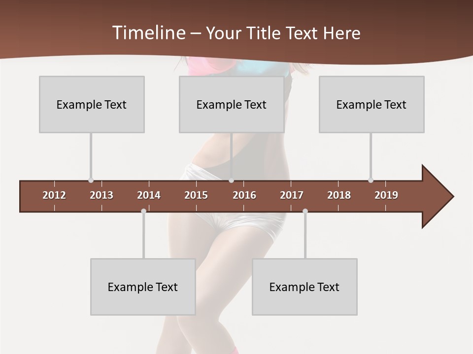 Gymnastic Moving Dancer PowerPoint Template