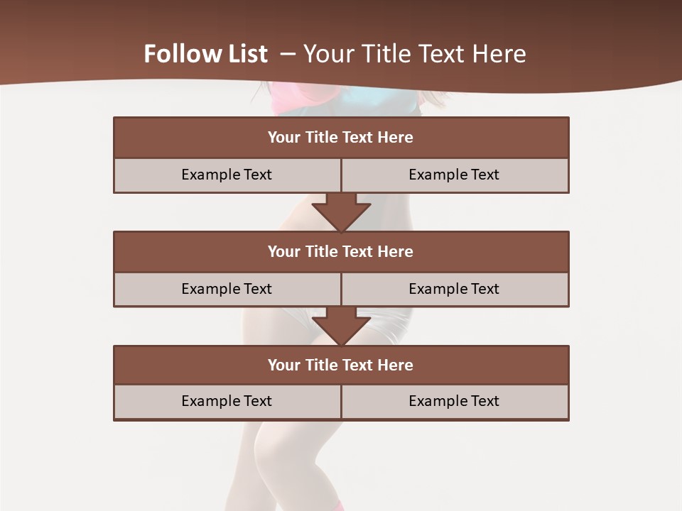 Gymnastic Moving Dancer PowerPoint Template