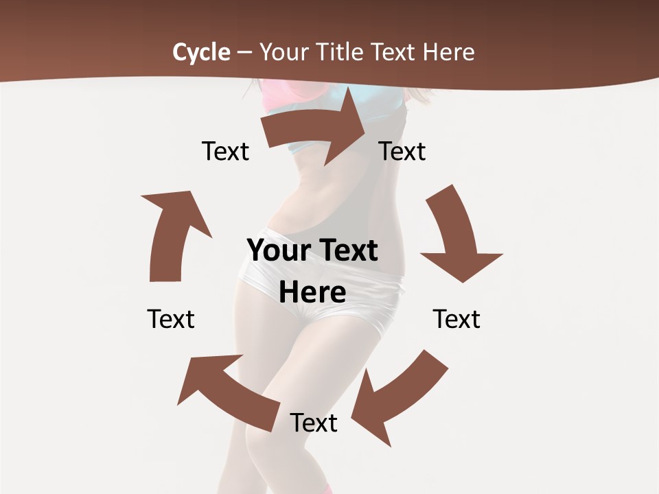 Gymnastic Moving Dancer PowerPoint Template