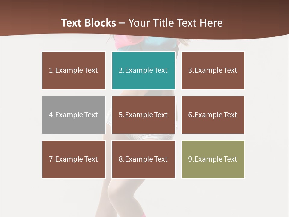 Gymnastic Moving Dancer PowerPoint Template