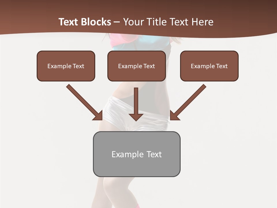 Gymnastic Moving Dancer PowerPoint Template