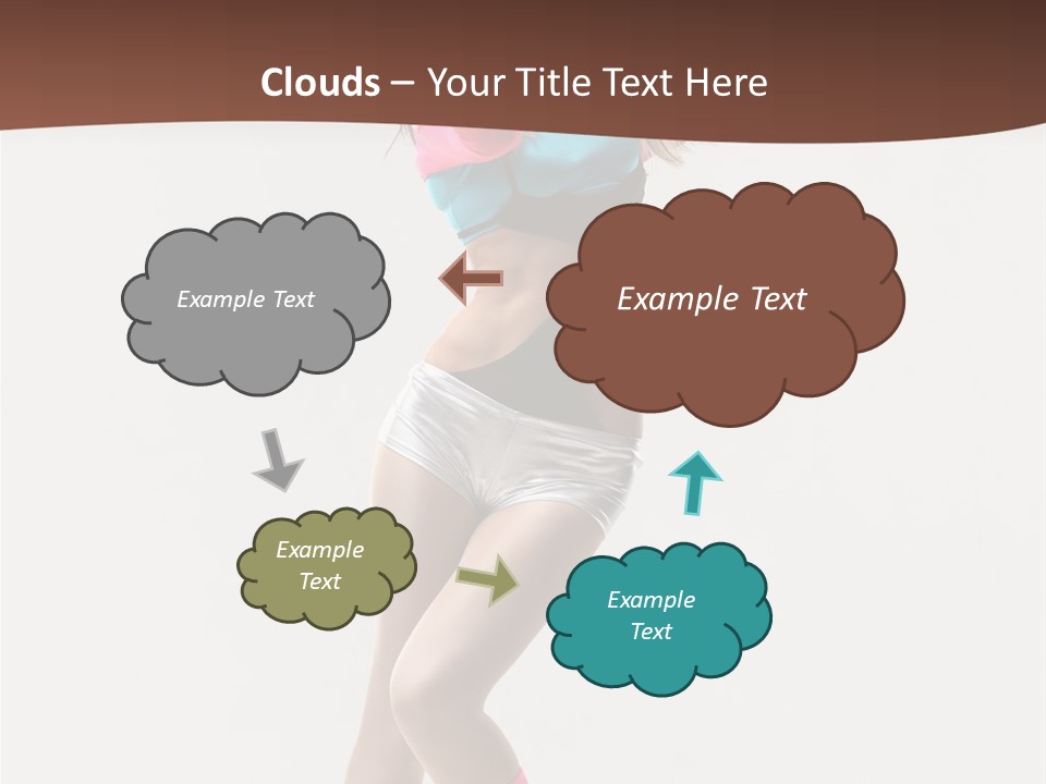 Gymnastic Moving Dancer PowerPoint Template