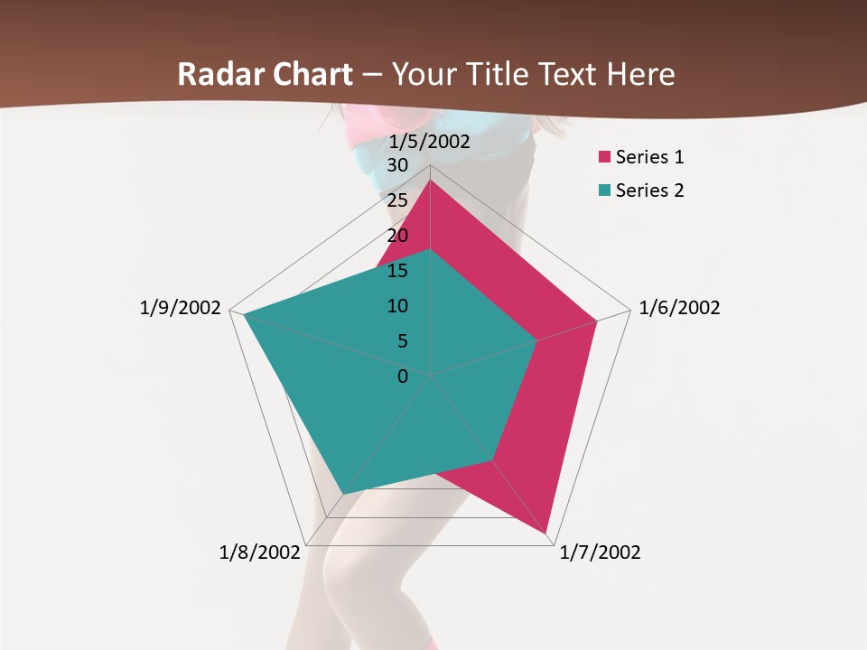 Gymnastic Moving Dancer PowerPoint Template