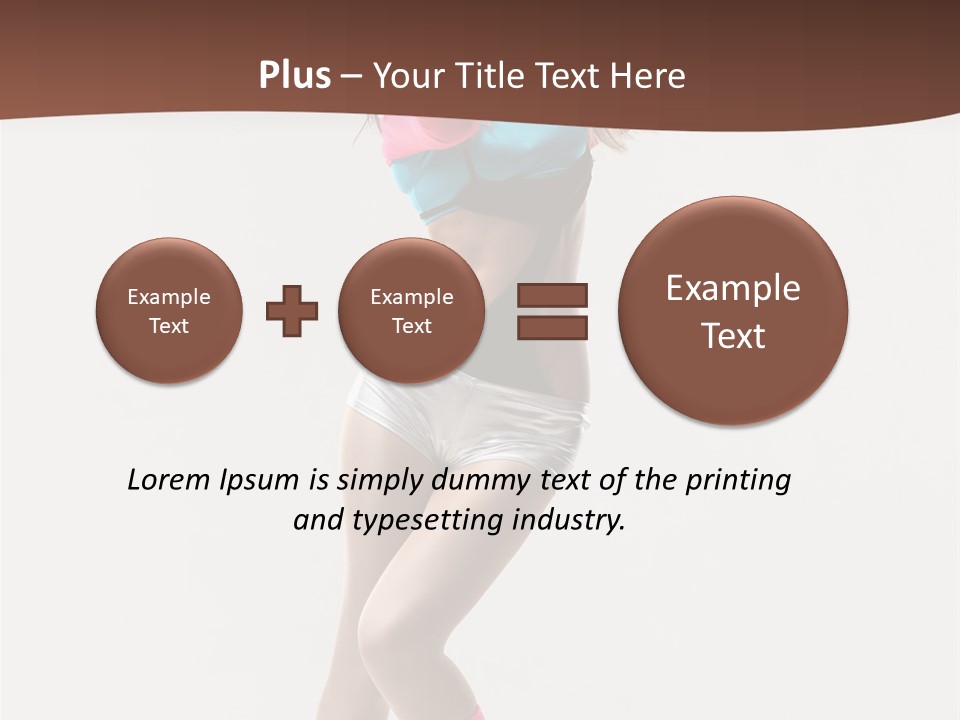 Gymnastic Moving Dancer PowerPoint Template