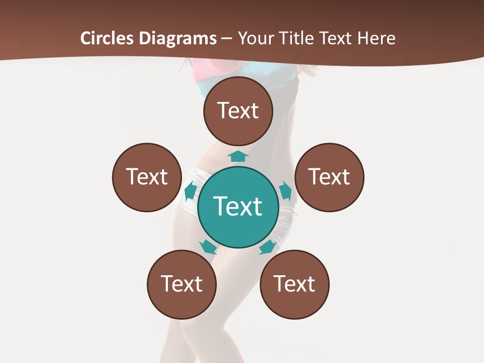 Gymnastic Moving Dancer PowerPoint Template