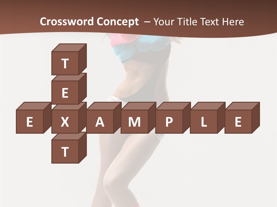 Gymnastic Moving Dancer PowerPoint Template