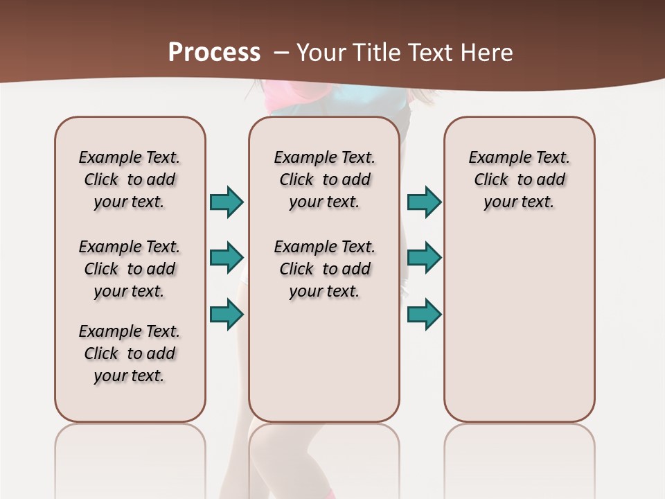 Gymnastic Moving Dancer PowerPoint Template