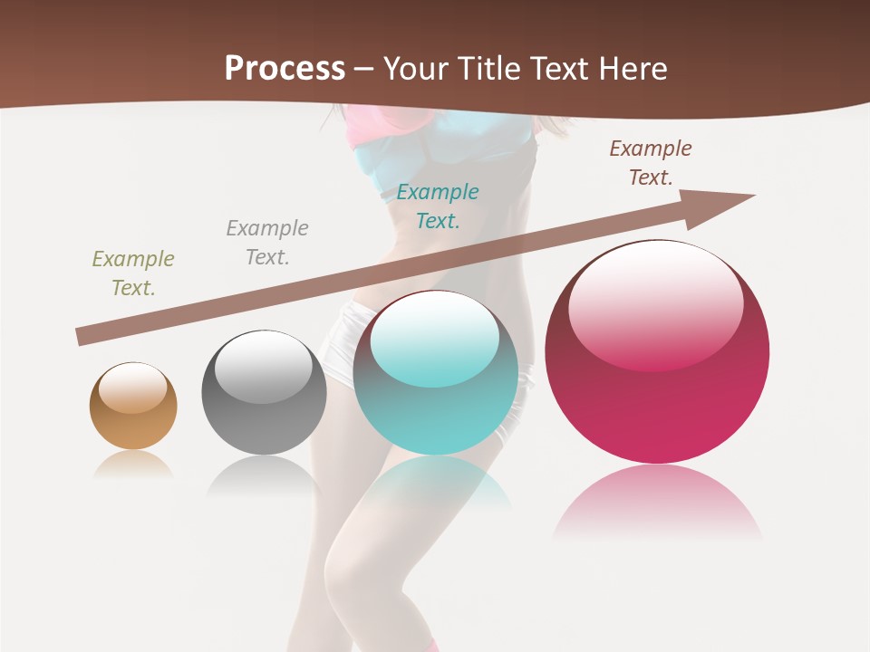 Gymnastic Moving Dancer PowerPoint Template