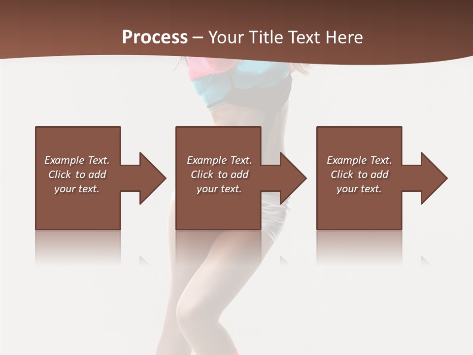 Gymnastic Moving Dancer PowerPoint Template