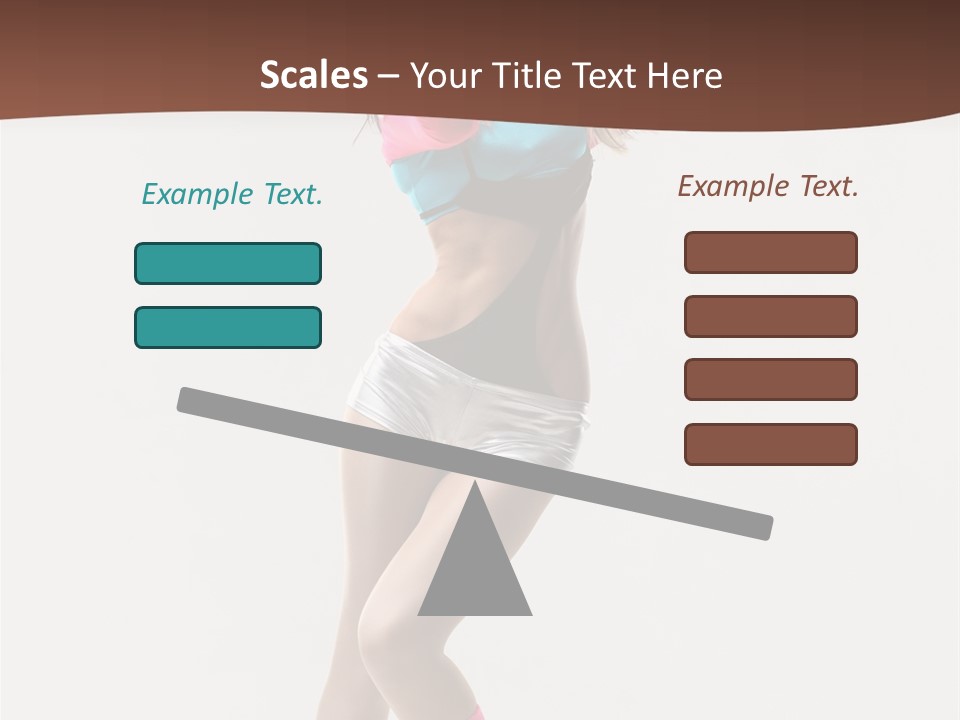 Gymnastic Moving Dancer PowerPoint Template