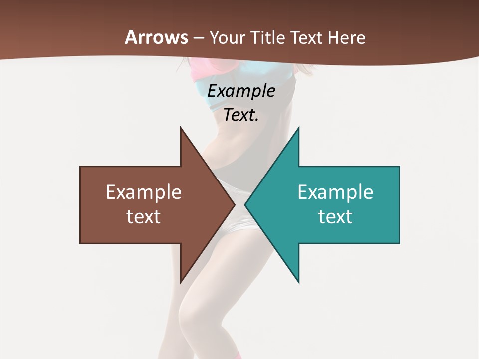 Gymnastic Moving Dancer PowerPoint Template