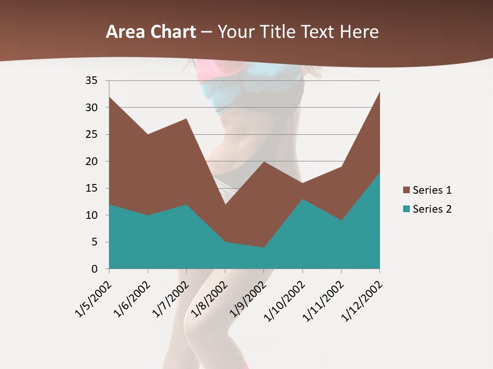 Gymnastic Moving Dancer PowerPoint Template