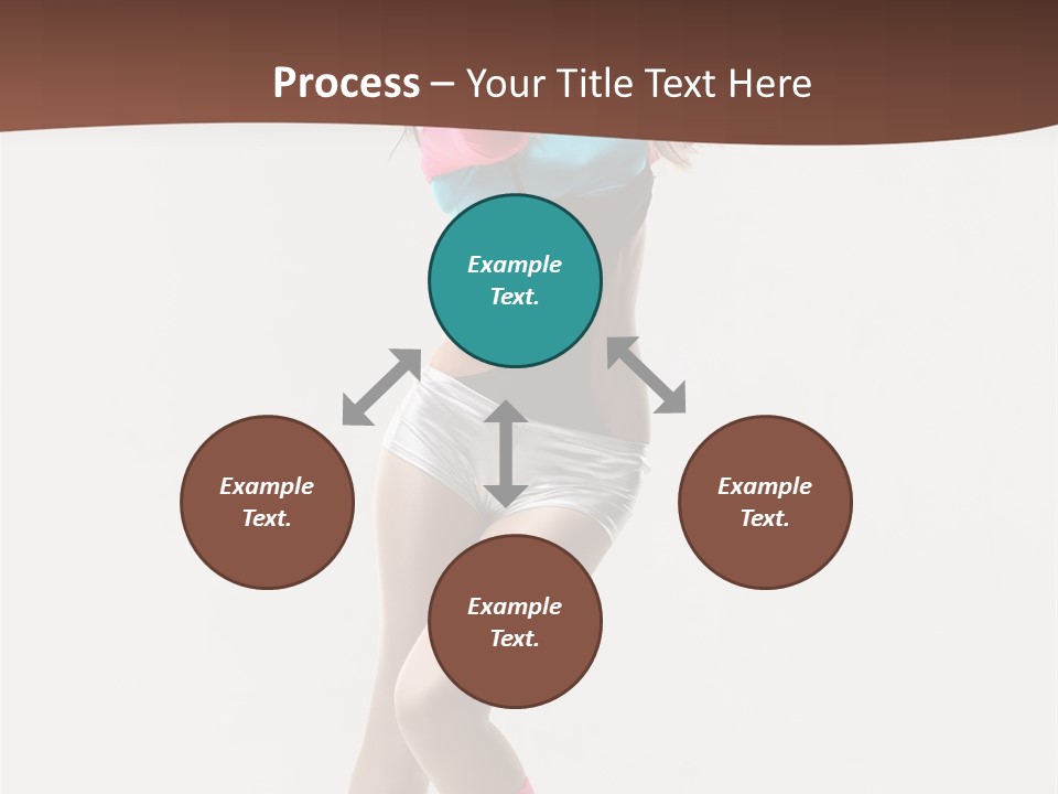 Gymnastic Moving Dancer PowerPoint Template