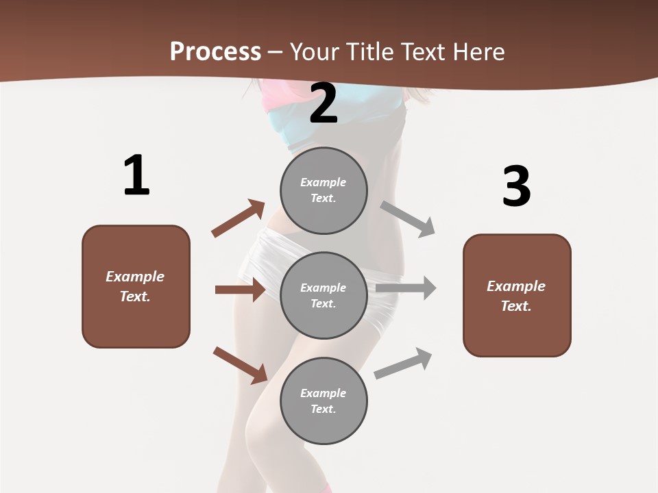 Gymnastic Moving Dancer PowerPoint Template