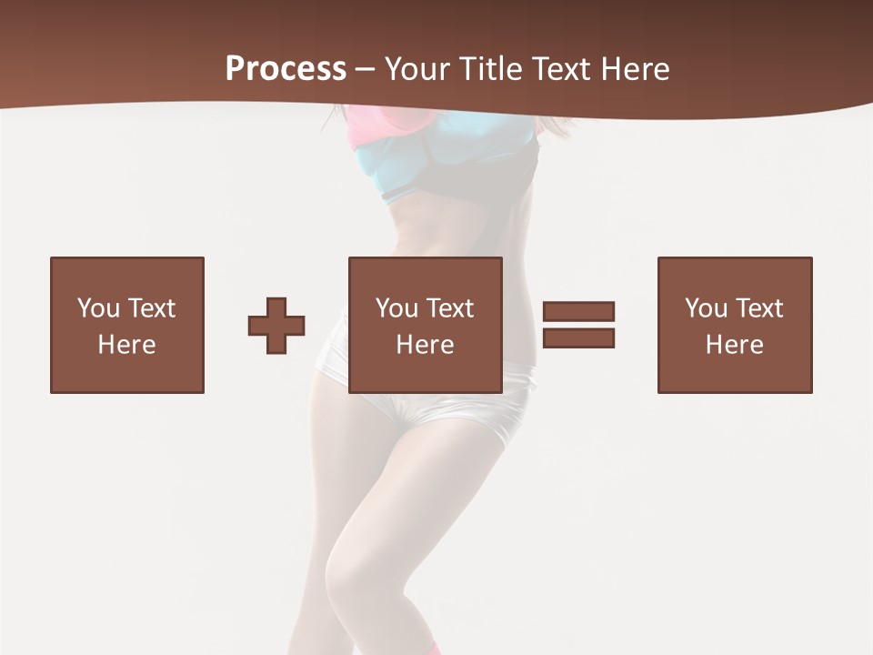 Gymnastic Moving Dancer PowerPoint Template