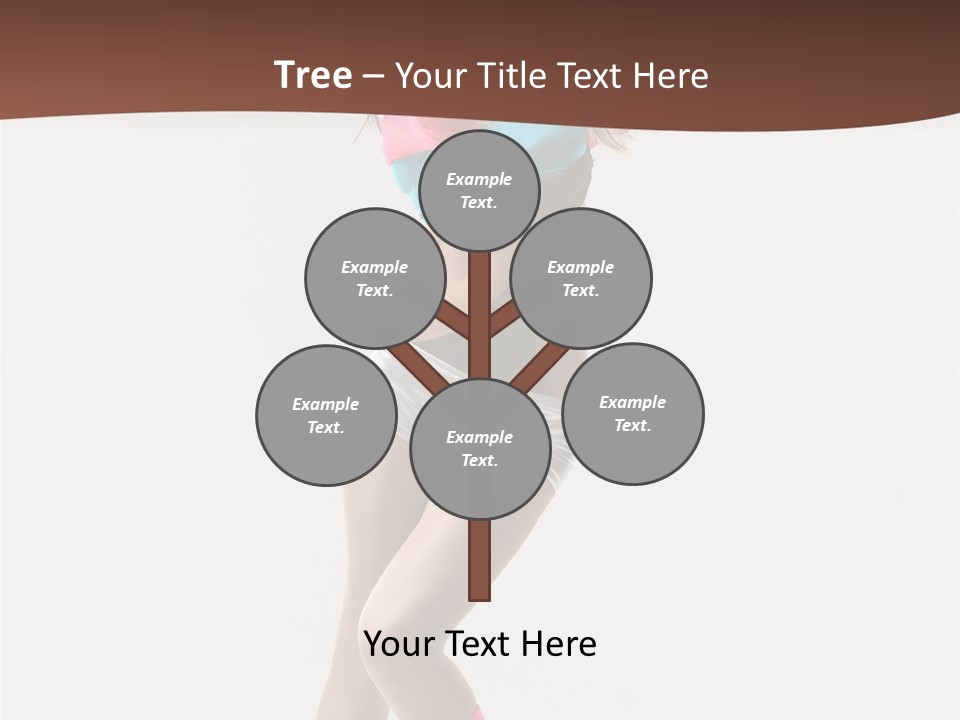 Gymnastic Moving Dancer PowerPoint Template