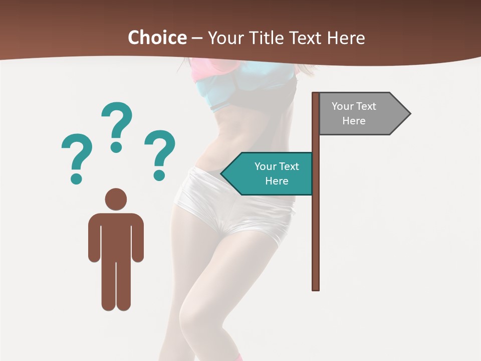 Gymnastic Moving Dancer PowerPoint Template