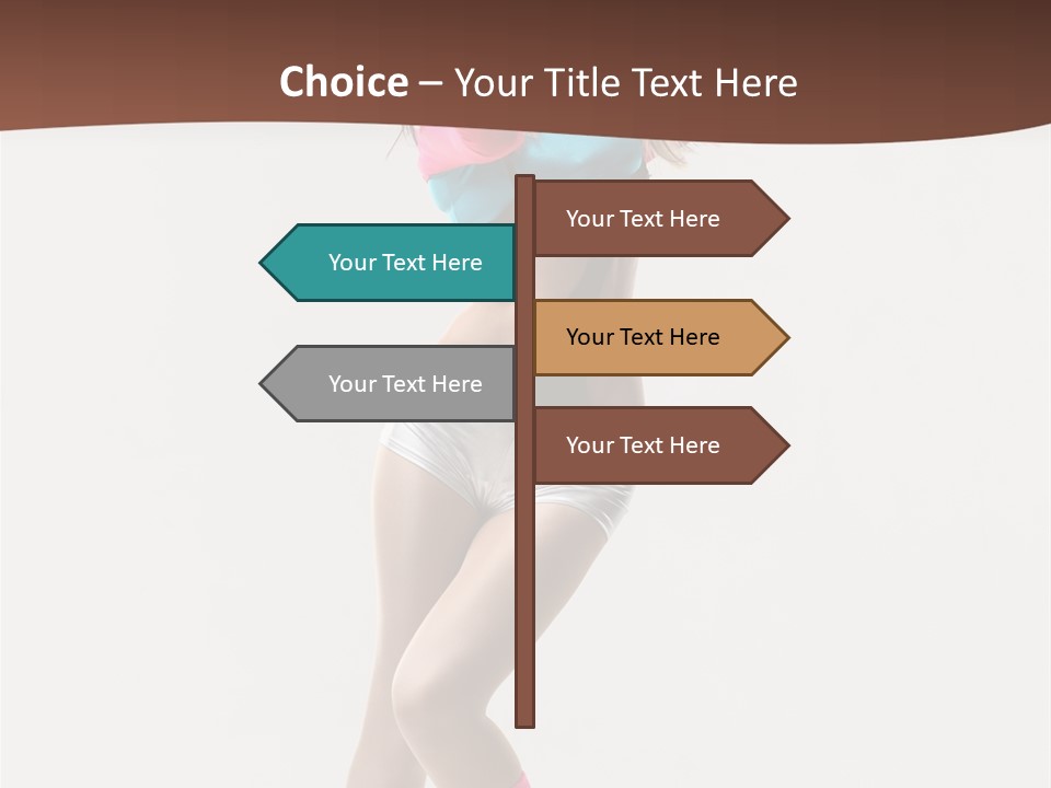 Gymnastic Moving Dancer PowerPoint Template