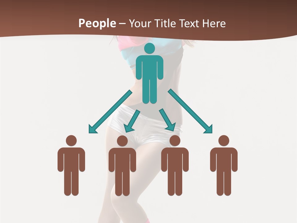 Gymnastic Moving Dancer PowerPoint Template