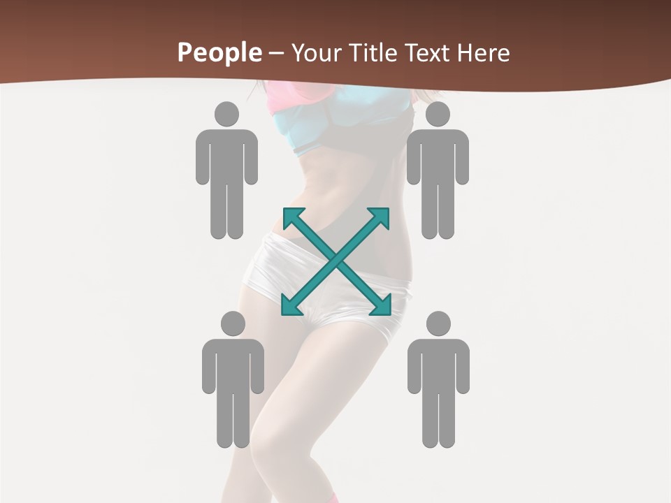 Gymnastic Moving Dancer PowerPoint Template