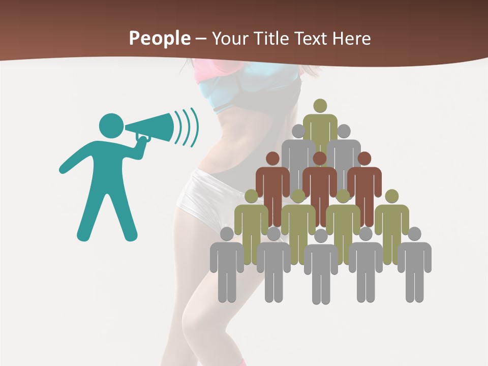 Gymnastic Moving Dancer PowerPoint Template