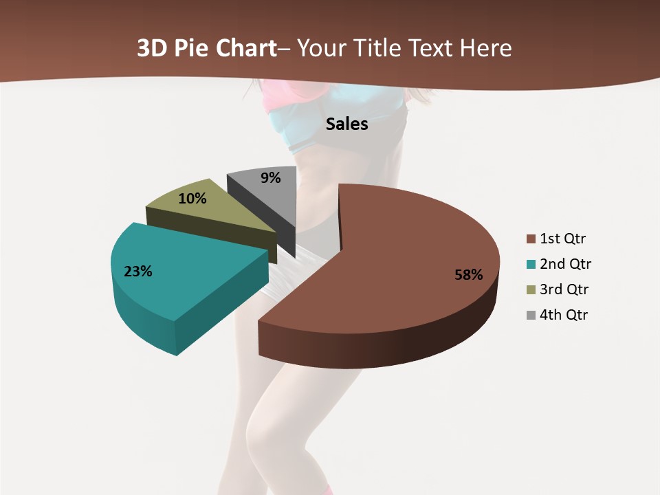 Gymnastic Moving Dancer PowerPoint Template